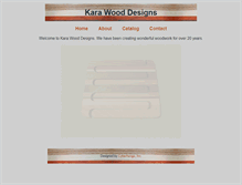 Tablet Screenshot of karawooddesigns.com
